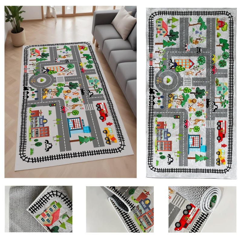 Dywan dla dzieci Kids Uliczki Drogi_dywanywitek_pl_3