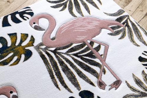 dywan-petit-garden-flamingi-liscie-monstery-krem-dywanywitek-4