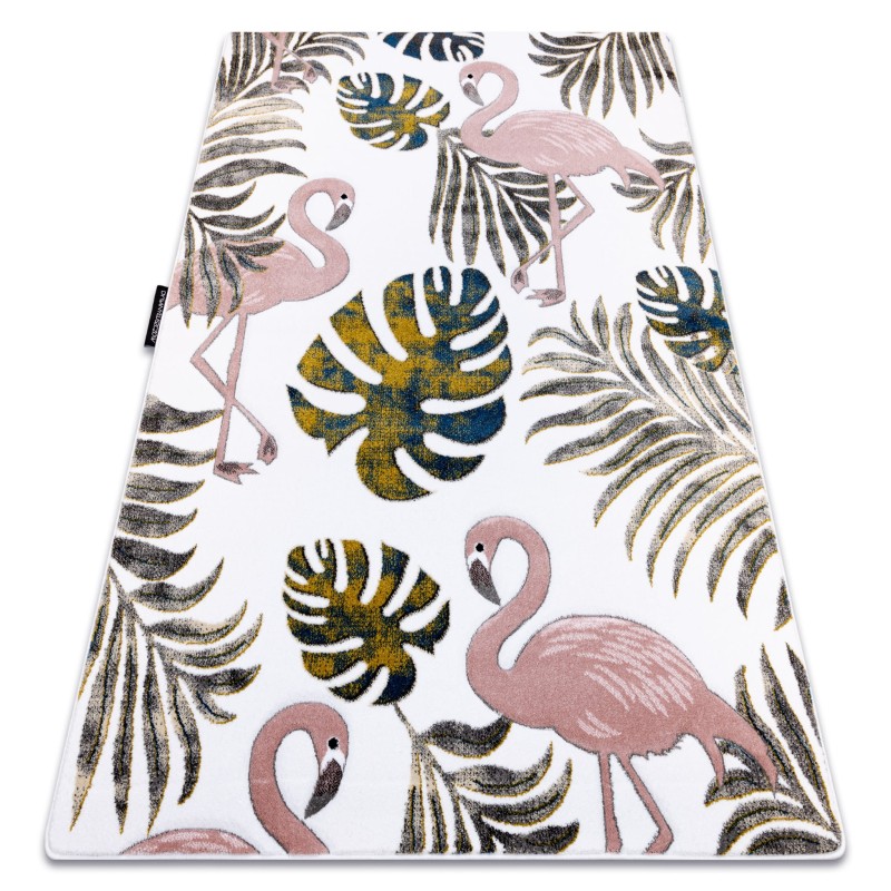 dywan-petit-garden-flamingi-liscie-monstery-krem-dywanywitek-3