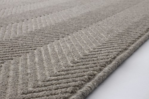 Dywan wełniany Agnella Noble Poco szary - brzeg