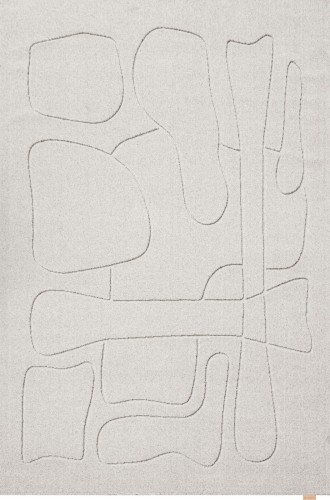 Dywan jasnoszary wełniany Agnella Ladnini