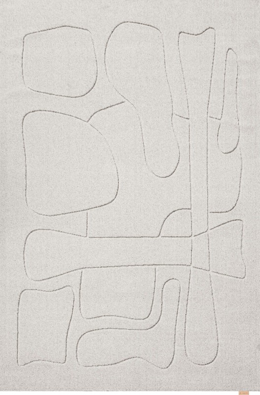 Dywan jasnoszary wełniany Agnella Ladnini