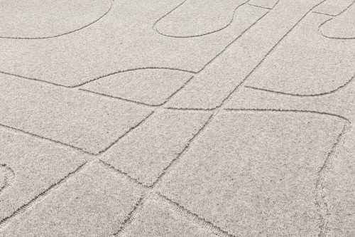 Dywan jasnoszary wełniany Agnella Ladnini - runo