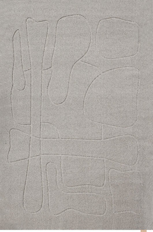 Szary dywan wełniany Agnella Ladnini Morphic