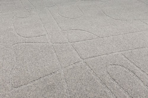 Szary dywan wełniany Agnella Ladnini Morphic - runo