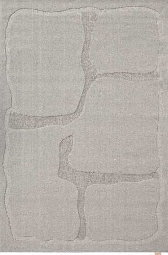 Dywan szary wełniany Agnella Ladnini Morphic Organica