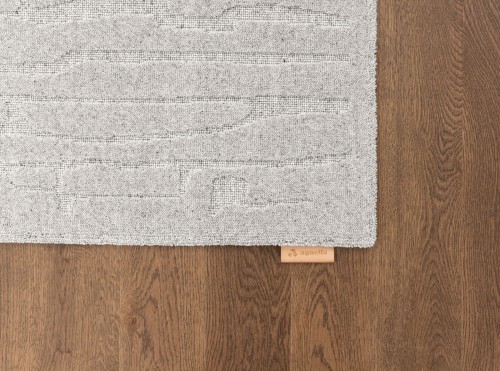 Dywan wełniany jasnoszary Agnella Ladnini Morphic Rifts H - boki