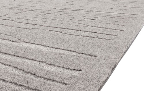Dywan szary wełniany Agnella Ladnini Morphic Rifts H - runo