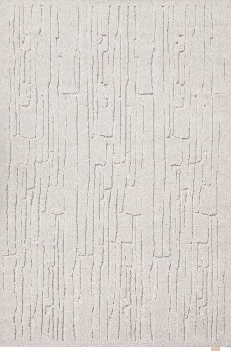 Dywan jasnoszary wełniany Agnella Ladnini Morphic Rifts V