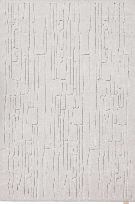 Dywan jasnoszary wełniany Agnella Ladnini Morphic Rifts V