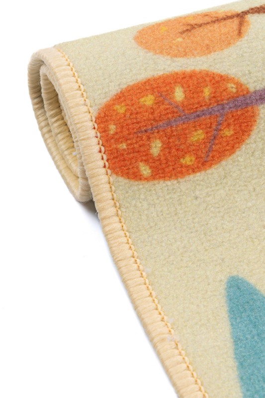 Dywan Stella Ulice beżowy dla dzieci zwinięty w rulon