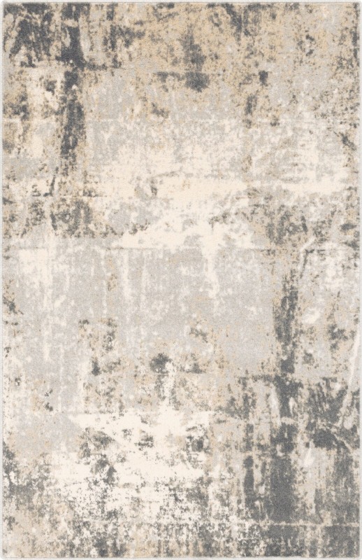 Dywan wełniany loftowy Agnella Isfahan M Contre popielaty