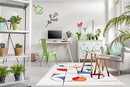 Dywan BOND Koła wielokolorowy _dywanywitek_pl_2