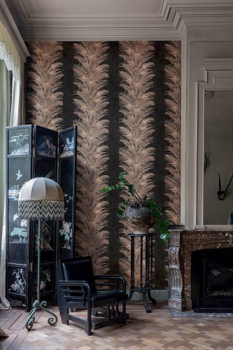 Salon z tapetą Khroma Cabinet CAB104.jpg