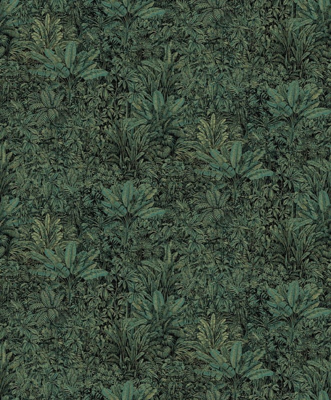 Tapeta zielony las Khroma Cabinet CAB301 Sauvage Aqua.jpg