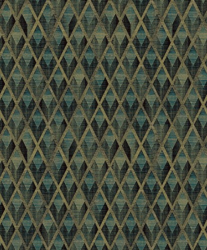 Tapeta art deco Khroma Cabinet CAB503 Facet Aqua.jpg