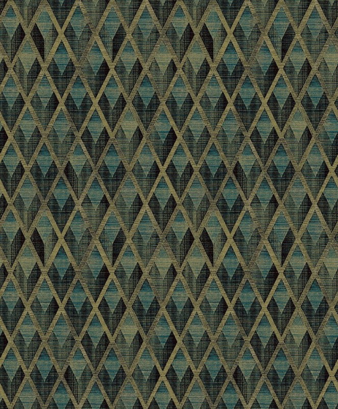 Tapeta art deco Khroma Cabinet CAB503 Facet Aqua.jpg