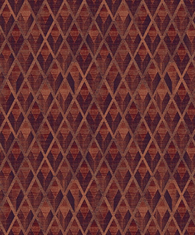 Tapeta art deco Khroma Cabinet CAB504 Facet Burgundy.jpg