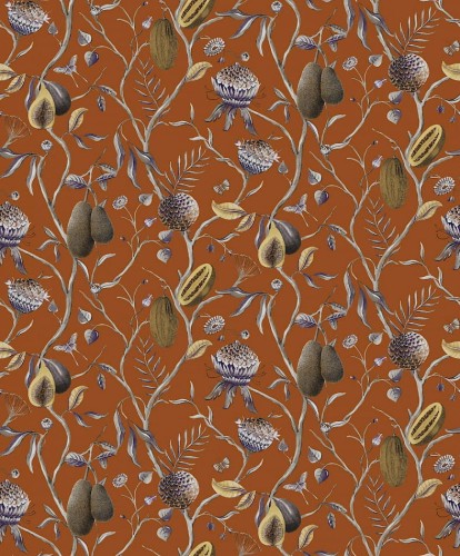 Tapeta roślinna Khroma Cabinet CAB604 Papaya Mandarin.jpg