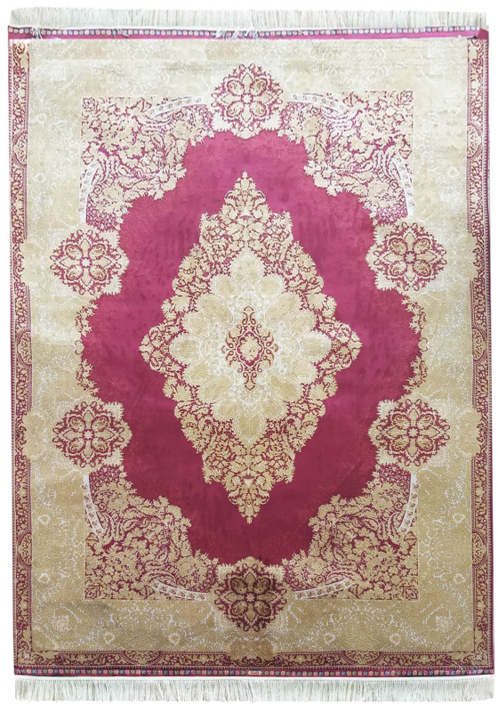 Dywan ekskluzywny QUM Silk 02 czerwony _dywanywitek_pl_