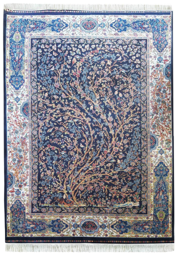 Dywan ekskluzywny QUM Silk 11 granatowy _dywanywitek_pl_