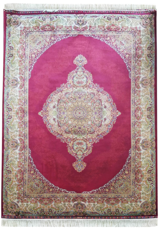 Dywan ekskluzywny QUM Silk 01 czerwony _dywanywitek_pl_