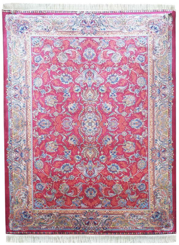 Dywan ekskluzywny QUM Silk 08 czerwony _dywanywitek_pl_