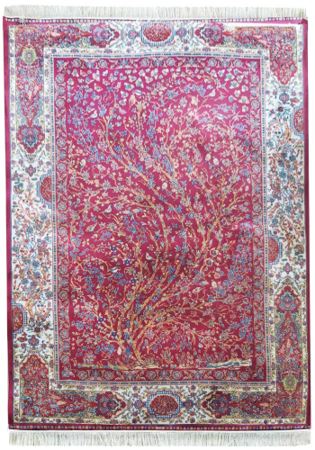Dywan ekskluzywny QUM Silk 11 czerwony _dywanywitek_pl_