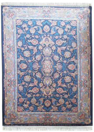 Dywan ekskluzywny QUM Silk 08 granatowy _dywanywitek_pl_