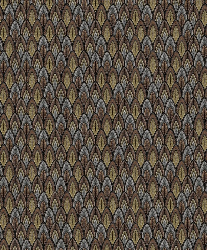 Tapeta art deco Khroma Summer SUM402 Dabu Gold.jpg
