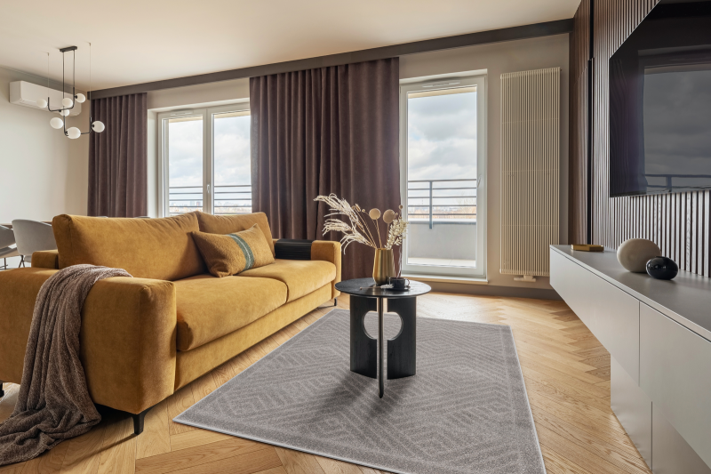 Dywan nowoczesny FD Lori Gosto len aranżacja