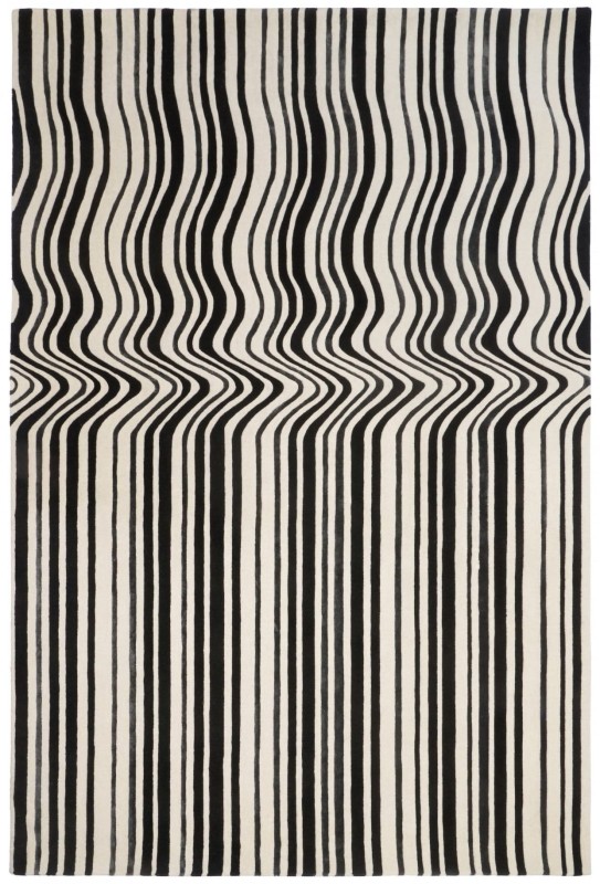 Dywan nowoczesny Carpet Decor Handmade Draft czarny