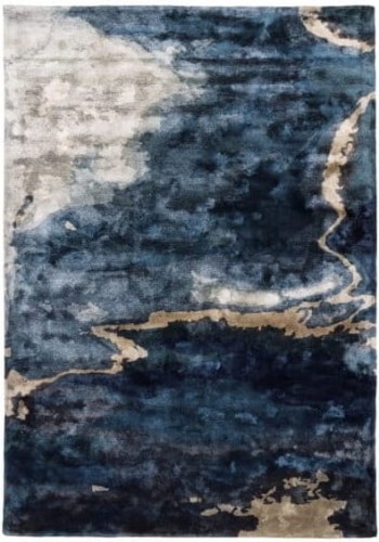 Dywan Carpet Decor Handmade Escape blue