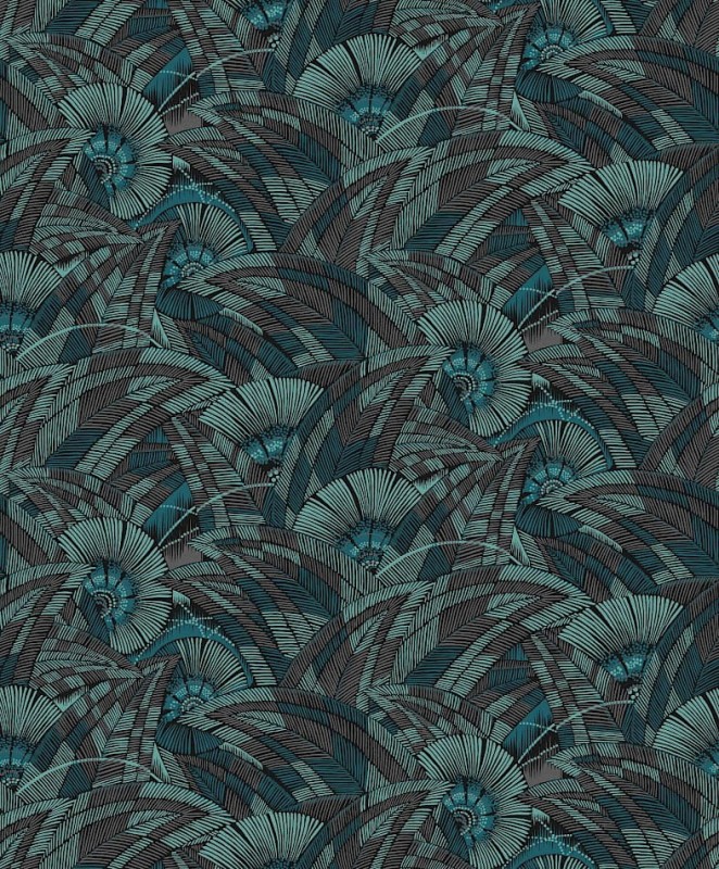 Tapeta z egzotycznymi roślinami Khroma Tribute TRI404 Bali Jungle.jpg