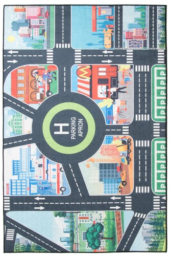 dywan dla dzieci Kemmax 2033 Miasteczko i ulice