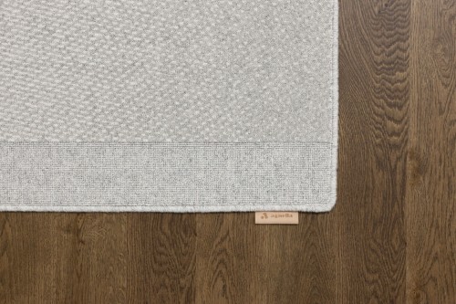 Dywan wełniany Agnella Noble Milo szary - róg