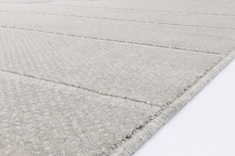 Dywan wełniany Agnella Noble Milo szary - brzeg