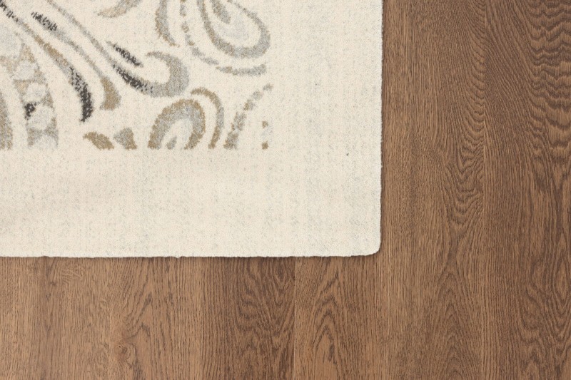 Dywan wełniany Agnella Tempo Natural Tula jasny szary - róg