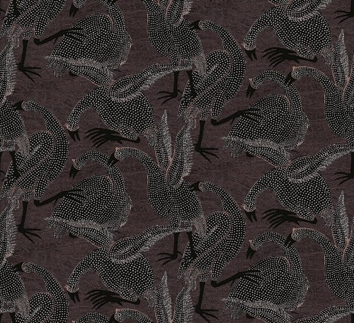 Tapeta z ptakami Khroma Terra TER104 Guinea Chocolate.jpg