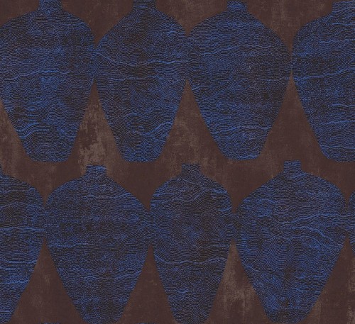 Tapeta etniczna Khroma Terra TER205 Hemia Indigo.jpg