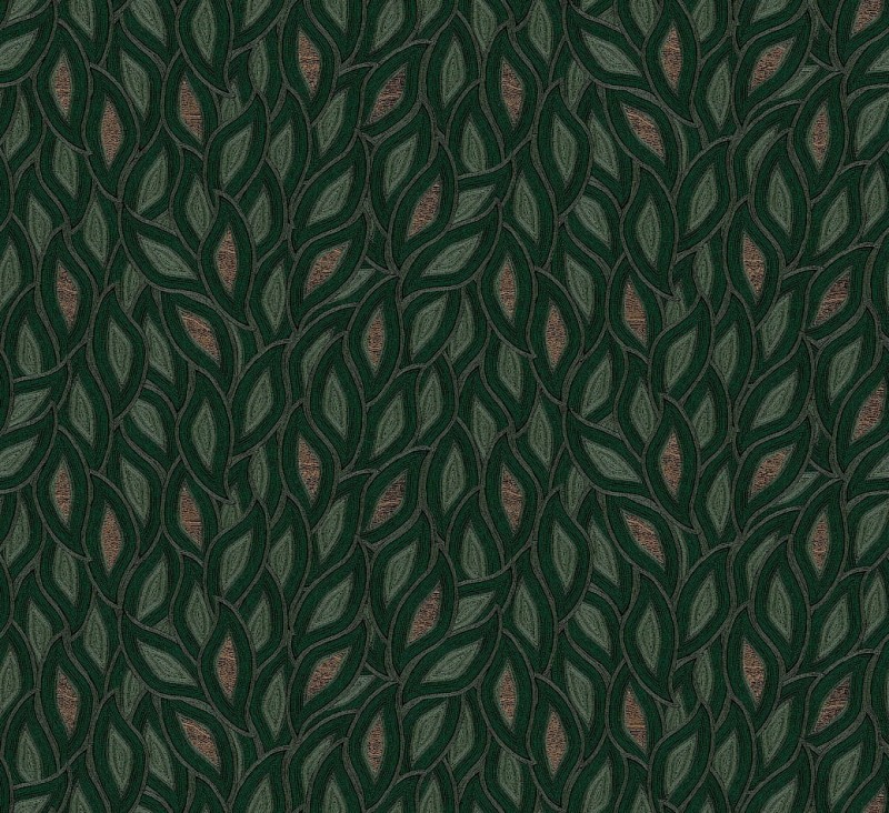 Tapeta liście Khroma Terra TER402 Maeva Emerald.jpg