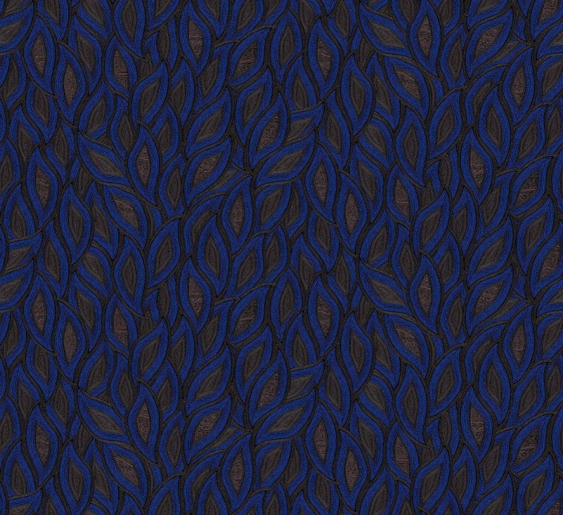 Tapeta liście Khroma Terra TER406 Maeva Indigo.jpg