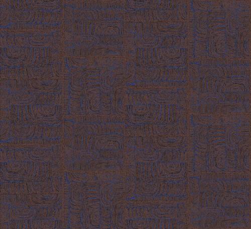 Tapeta flizelinowa w kolorze indygo Khroma Terra TER505 Tehani Indigo.jpg