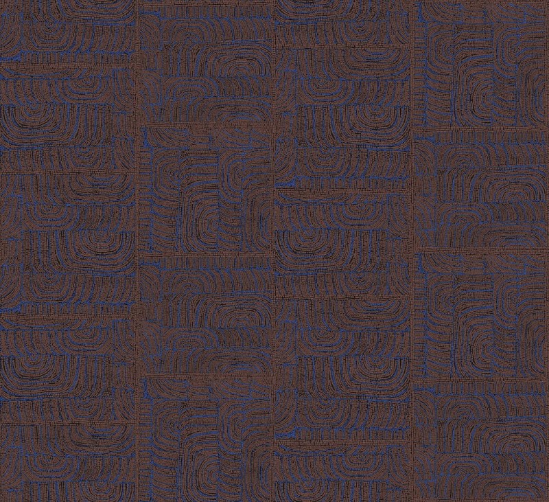 Tapeta flizelinowa w kolorze indygo Khroma Terra TER505 Tehani Indigo.jpg