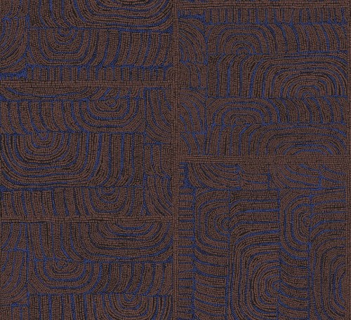 Tapeta w kolorze indygo Khroma Terra TER505 Tehani Indigo.jpg