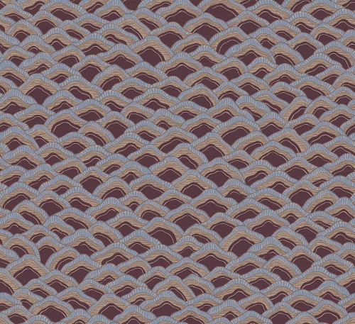 Tapeta w łuski Khroma Rhapsody RHA301 Munro Prune.jpg