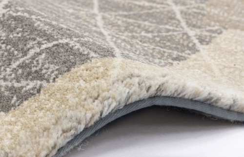 Dywan nowoczesny wełniany Agnella Tempo Natural Folio beż - brzeg