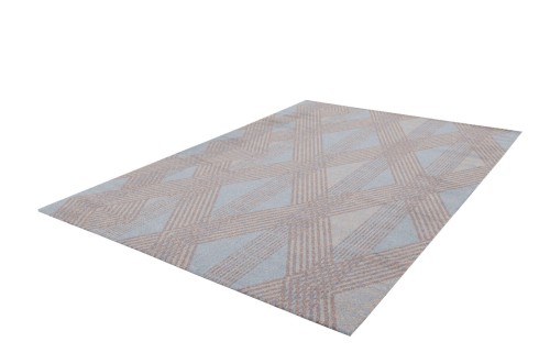 Dywan wełniany Agnella Tempo Enfi szmaragd - rzut ukośny