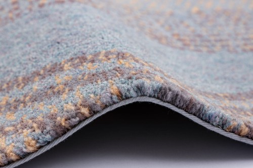 Dywan wełniany Agnella Tempo Enfi szmaragd - brzeg