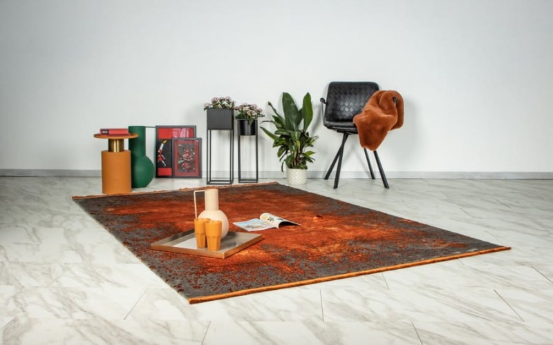 Rudy dywan w salonie Lalee Pierre Cardin Elysse ELY 905 terra